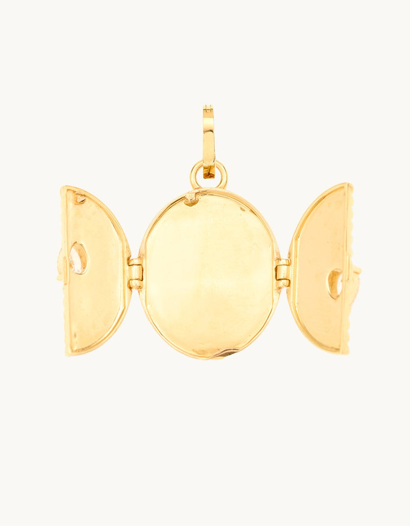 adina reyter Groovy Oval Locket Hinged Charm