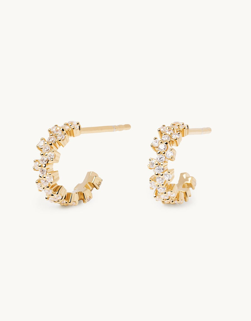 PDPAOLA Little Crown Earrings