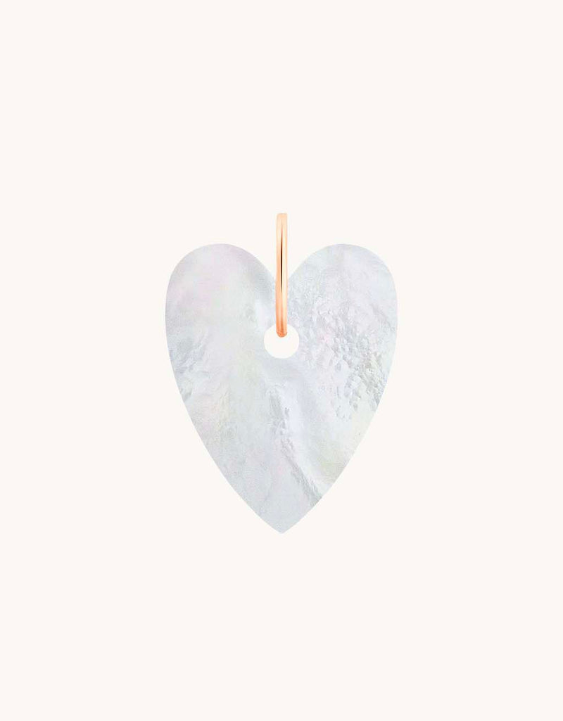 Ginette NY White Mother-of-Pearl Angele Charm