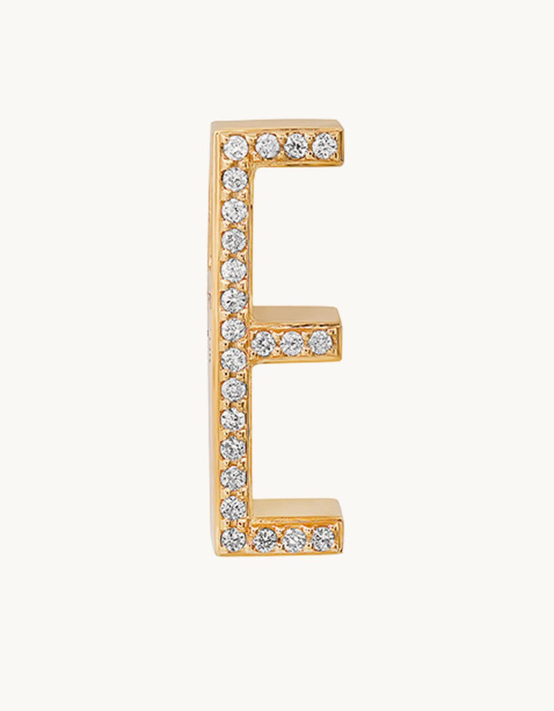 Helena Rose Slide-On Pavé E Initial Charm