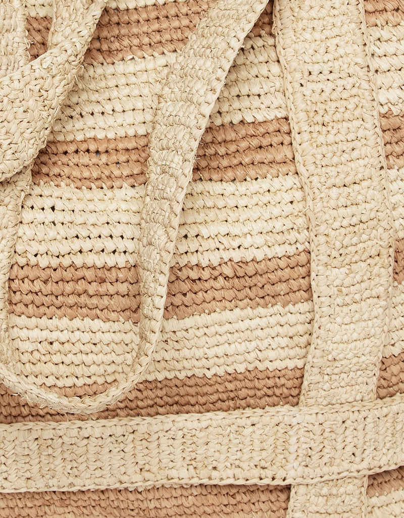 Hat Attack Original Straw Traveler Bag