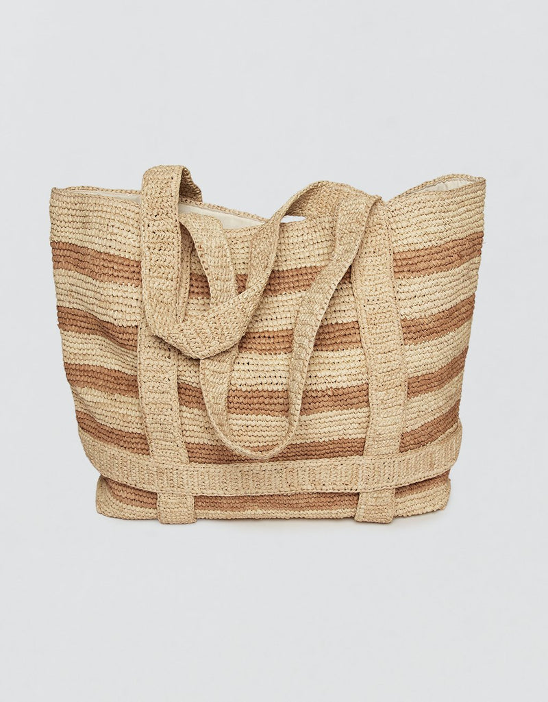 Hat Attack Original Straw Traveler Bag