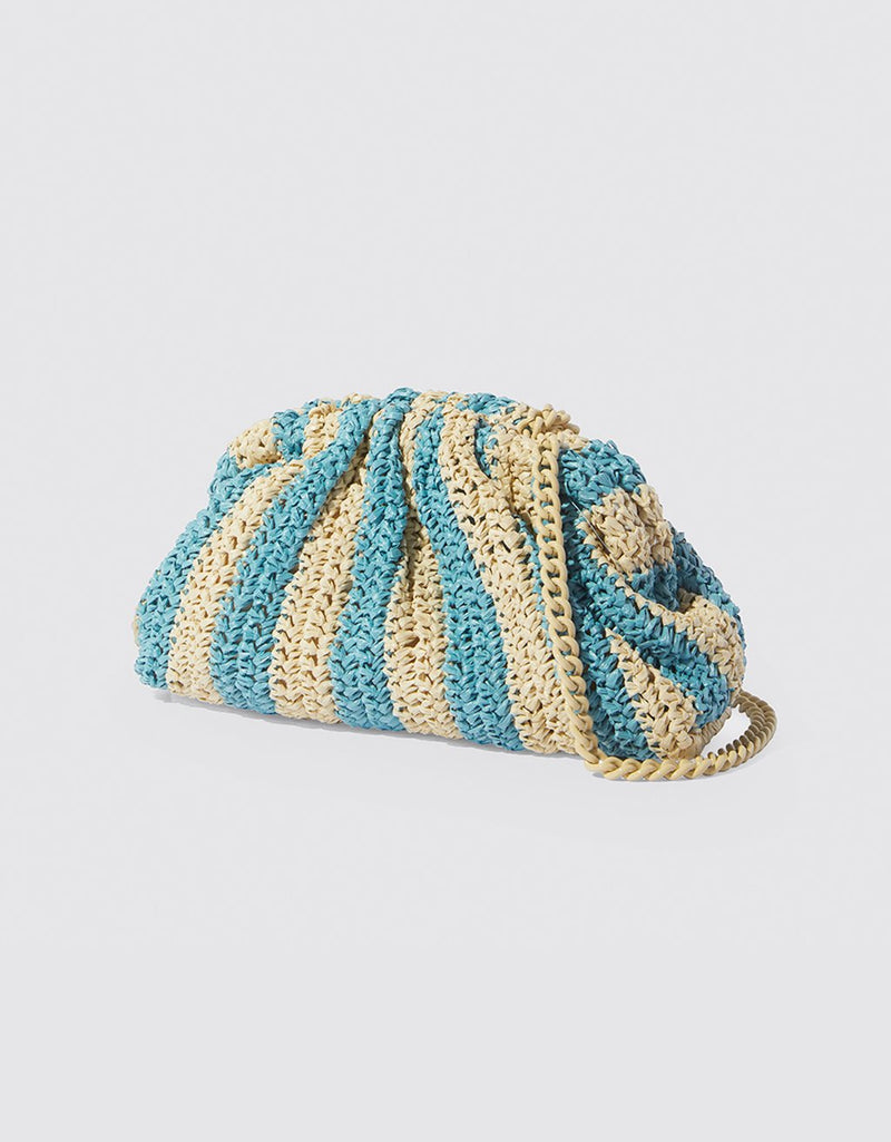 Maria La Rosa Game Crochet Clutch Bag