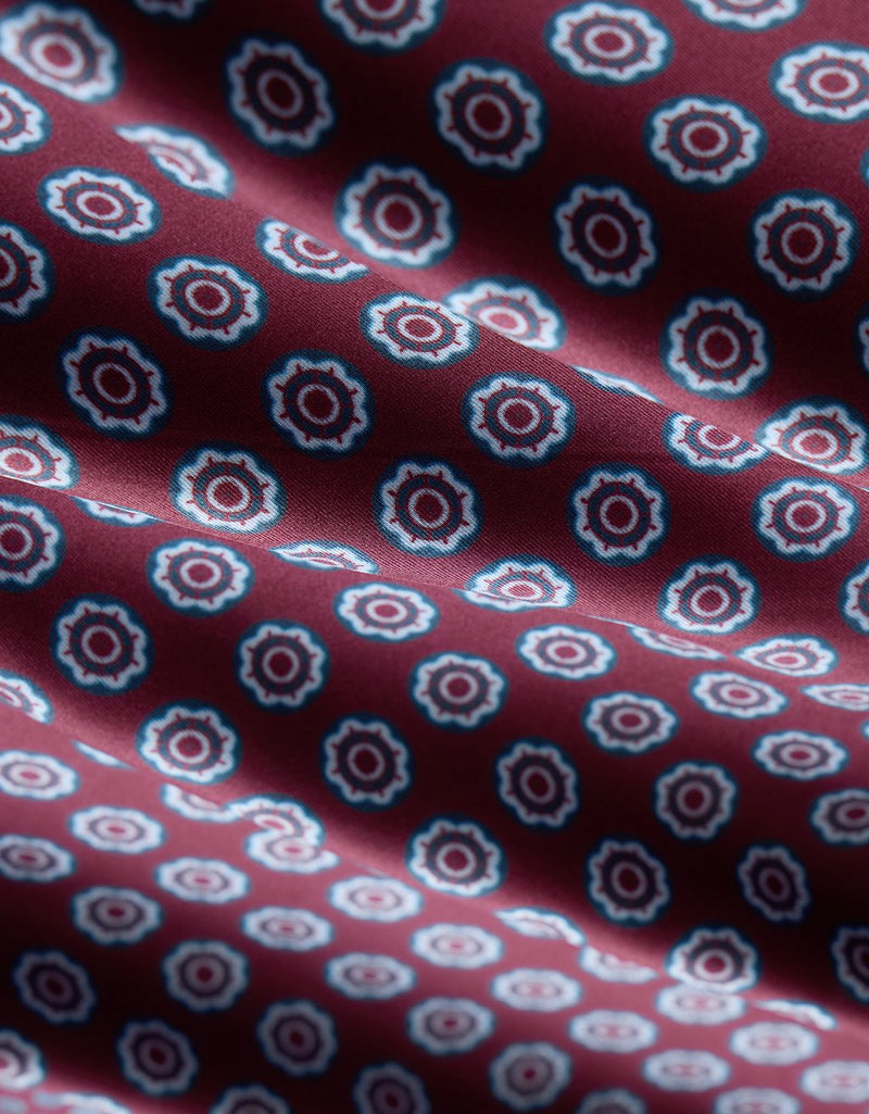 Unsubscribed Silk Scarf in Foulard Print