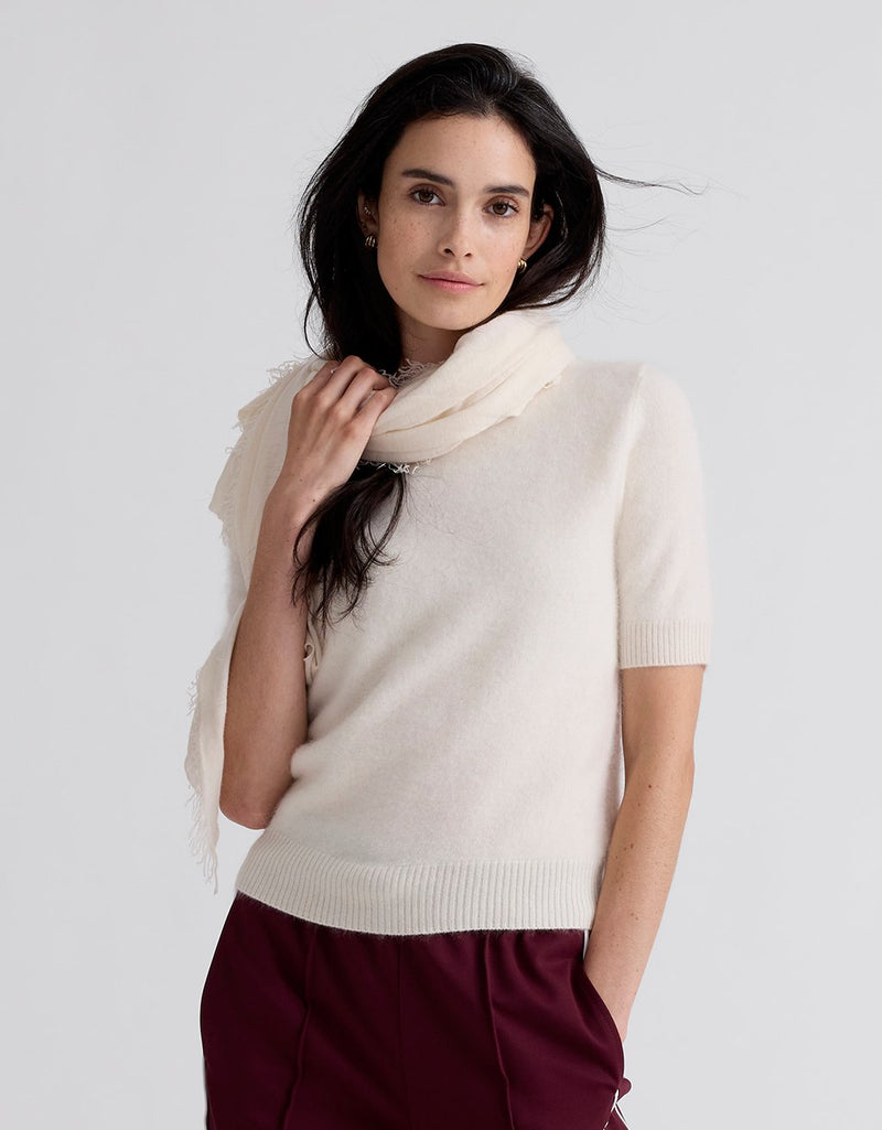 Unsubscribed Whisper-Weight Cashmere Scarf