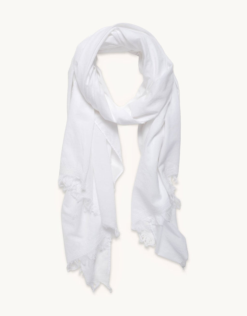 unsubscribed cotton voile scarf