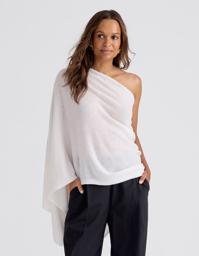 Unsubscribed Everyday-weight Cashmere Ruana