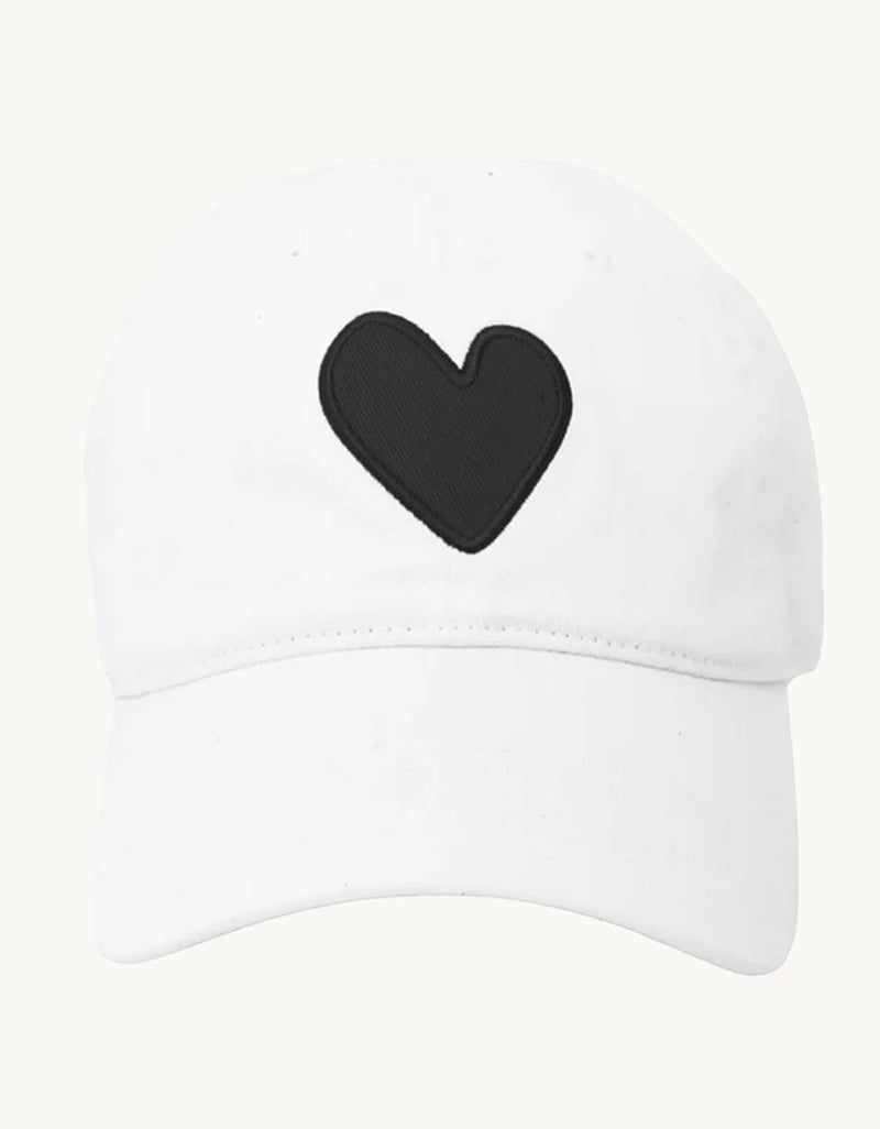 kerri rosenthal heart patch baseball hat