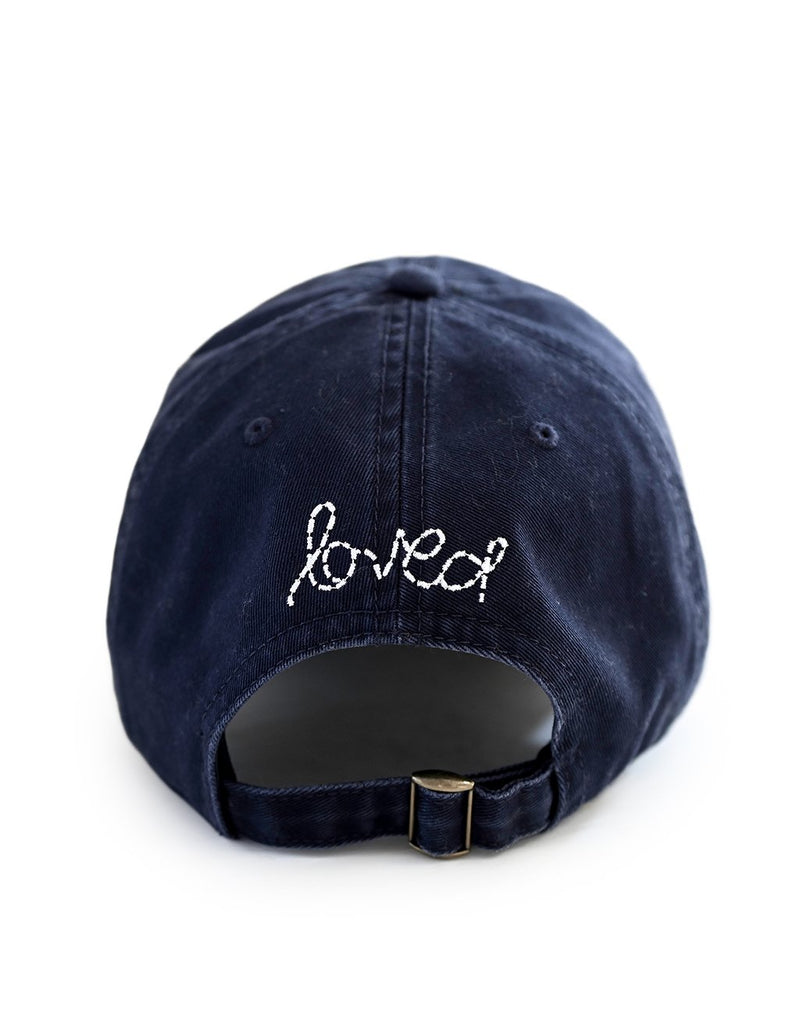 Kerri Rosenthal Baseball Cap with Heart Patch