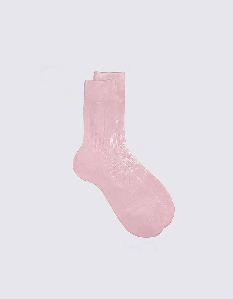 Maria La Rosa One Ribbed Laminated Socks