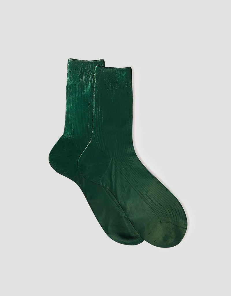 Maria La Rosa One Ribbed Laminated Socks