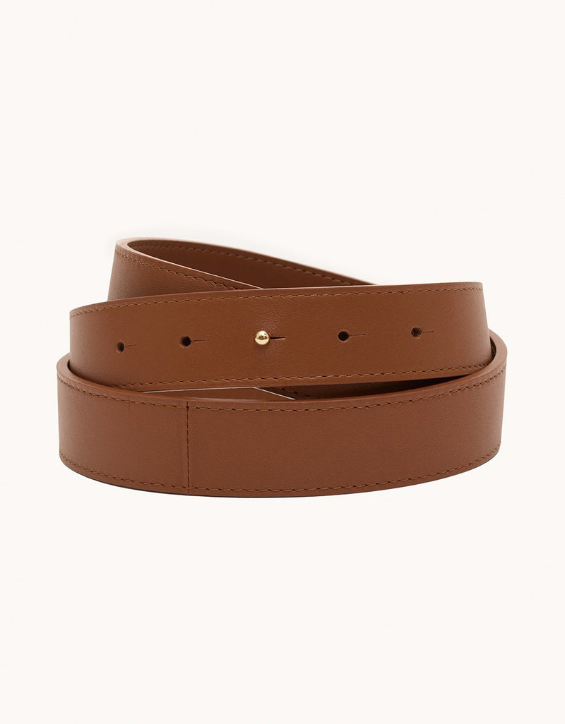 Maison Boinet Tip Belt in Nappa Leather