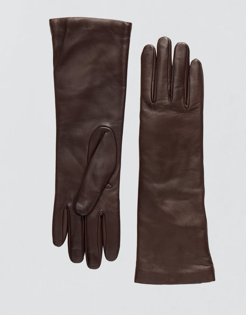 Unsubscribed Long Leather Gloves