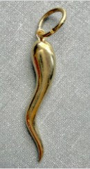 3GOG TS Vintage 14K italian horn charm MANUAL ADD