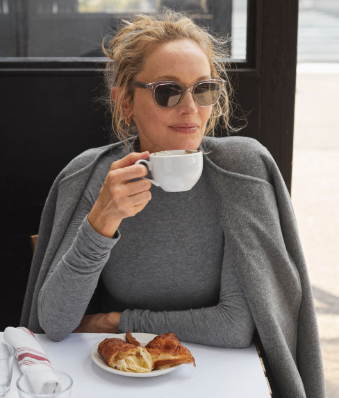 トップス Silkwool Knit Cardigan 8seconds Linen Blended Knit Cardigan Sky Blue | Cardigans